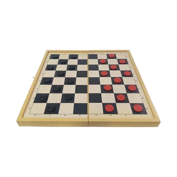 TABLERO DE AJEDREZ 3 EN 1 DE PLASTICO TIPO MALETIN 2 - Di Ricaldi Chess